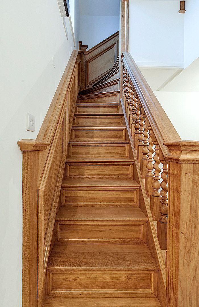 Handcrafted Wooden Staircase