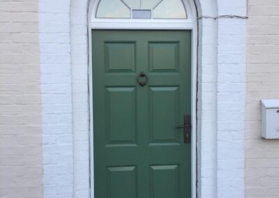 Green 6 Panel Front Door