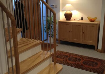 Bespoke Timber Staircase with Aluminum Spindles