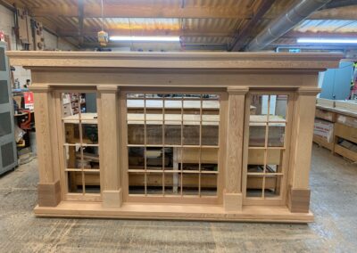 Large Listed Casement Window with Pillars Pre Paint