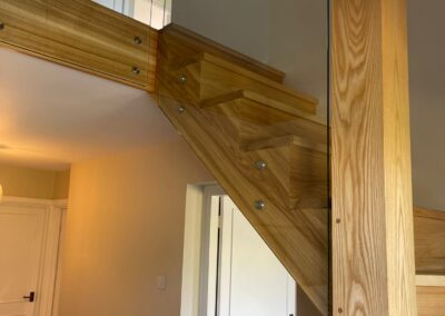 Glass and Timber Bespoke Staircase